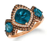 Sterling Silver Semi Mount Ring Setting Cushion CU 8X8mm 5x5mm 3 Stone Double Halo Ring - Syzjewelry